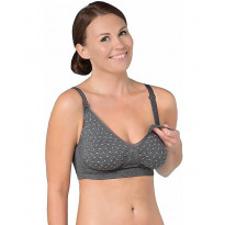 Reggiseno da allattamento senza cuciture a pois