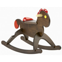 Cavallino a Dondolo in legno Chocolate