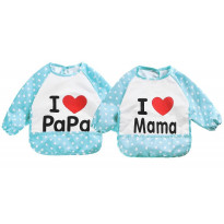 Bavaglino impermeabile con maniche Fontee