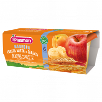 Merenda frutta mista e cereali