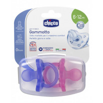 Ciuccio gommotto Physio silicone 6-12m