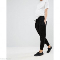 Pantaloni harem con fascia in vita