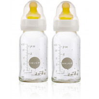 Set di 2 Biberon 150ml vetro