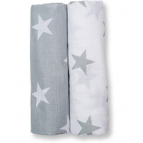 Set di 2 Copertine Swaddle 100 x 100 cm