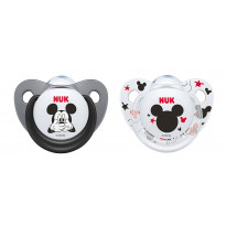 Set 2 Succhietti Mickey Silicone 6-18m