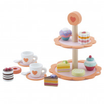 Alzata con dolcetti e tazzine Sevi