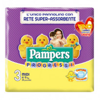 Pannolini progressi Taglia 3 Midi 4-9kg 