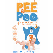 Pannolini The Pee & The Poo Midi 4-9 kg