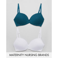 Confezione 2 Reggiseni preformati da allattamento