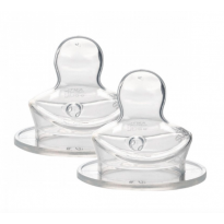 Tettarella Anatomica Collo Largo in Silicone S2 flusso L da 6m