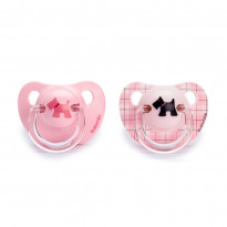 Set Due Succhietti Evolution Anatomico Lattice da 6m Collezione Rosa & Blu