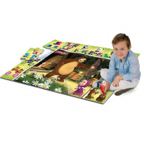 Tappeto gigante interattivo Masha e l'orso